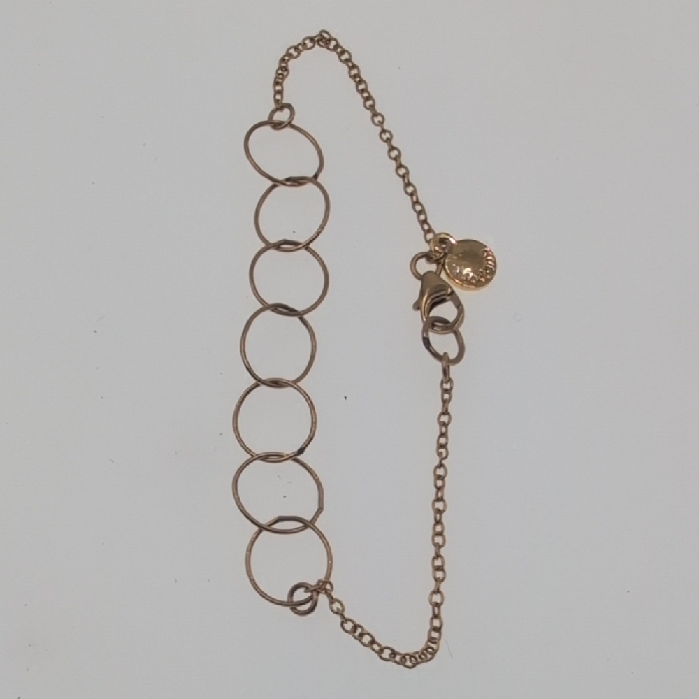 Gorjana Gold Circle Chain Bracelet M3